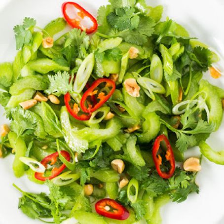 Thai Celery Salad with Peanuts