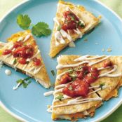 Cheesy Chicken Quesadillas