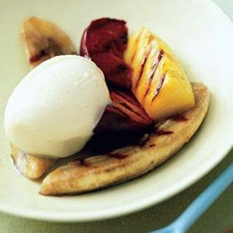 Grilled Vanilla Rum Fruit