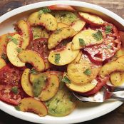 Heirloom Tomato and Peach Salad