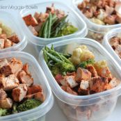 Grilled Chicken Veggie Bowls