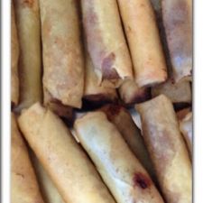 Pork lumpia/spring rolls