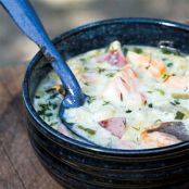 Salmon and Corn Chowder