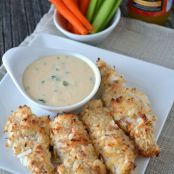 Crunchy Coconut Bites with Thai Mango Mayo
