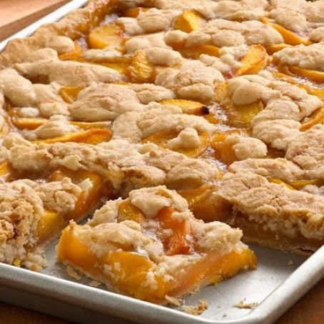 Peach Slab Pie