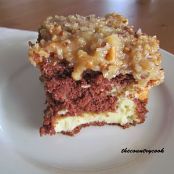 German Chocolate Cheesecake Cake