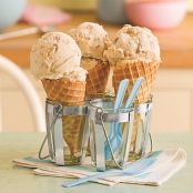 Peach-and-Toasted Pecan Ice Cream
