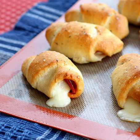 Pepperoni Cheese Stick Roll-ups