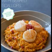 RICE - Pumpkin Risotto with Seared Scallops