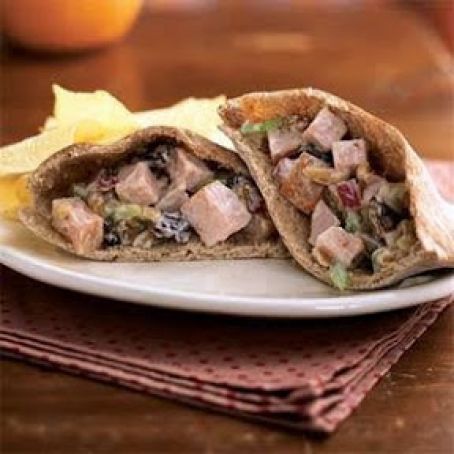 Dried Cherry-Toasted Almond Turkey Salad Sandwich