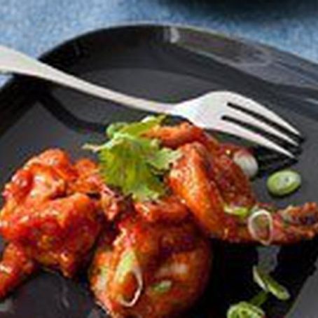 Mama Chang's Stir-Fried Shrimp and Scallions