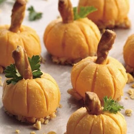 Cheddar Pumpkin Appetizers