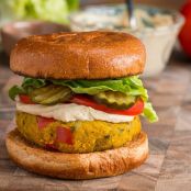Cauliflower & Chickpea Burgers