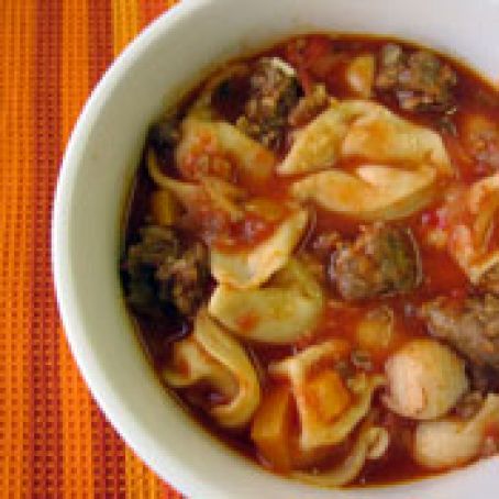 Italian Sausage Tortellini Soup