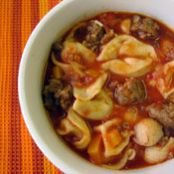 Italian Sausage Tortellini Soup