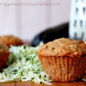 Cinnamon Raisin Zucchini Muffins: Gluten, Egg, Nut, Dairy, & Refined Sugar Free