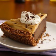 Gluten Free Double Chocolate Peanut Butter Pudding Pie