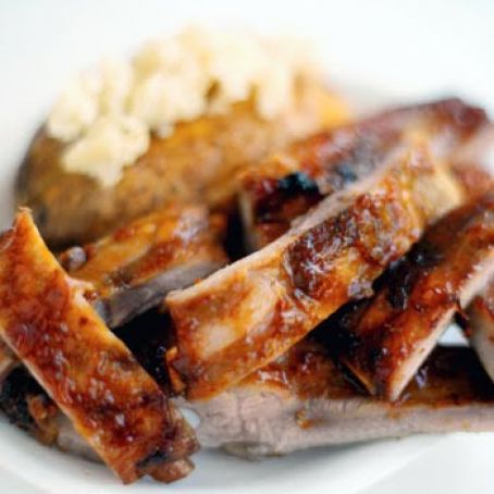 SWEET & SPICY BARBECUE RIBS