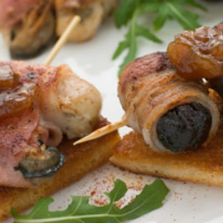 Devils on Horseback (Stuffed Dates)