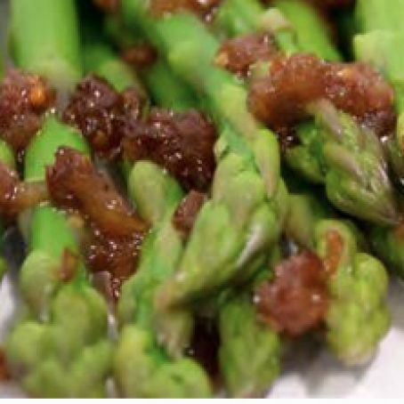 Asparagus with Shallot Marmalade