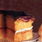 CHESTNUT CAKE w/CHOCOLATE GANACHE