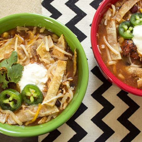 Crock Pot Chicken Tortilla Soup