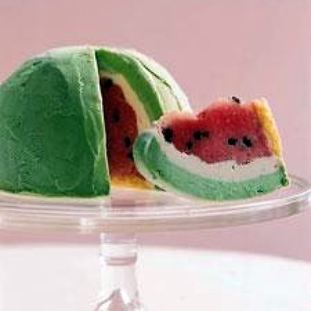 Watermelon Bomb Cake (icecream)