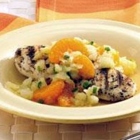 Grilled Chicken Breasts with Mandarin Orange Salsa