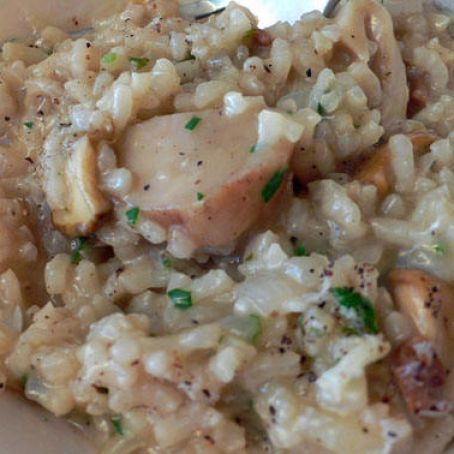 Risotto with Pancetta and Wild Mushrooms
