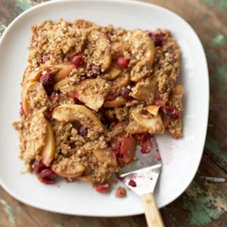 Apple Cranberry Crisp