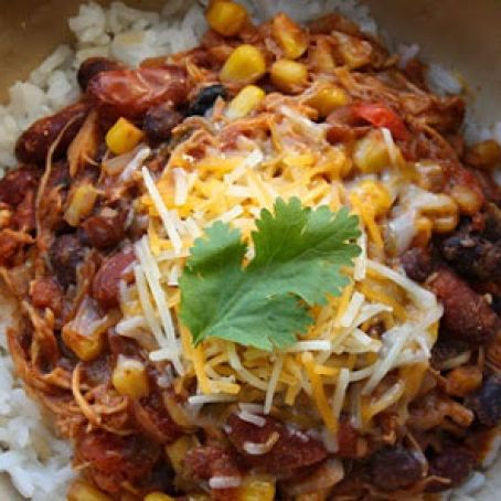 Crock Pot Chicken Taco Chili