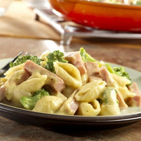 Ham & Pasta Skillet