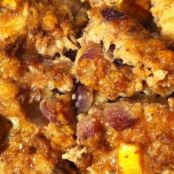 Turkey Stuffing Meatloaves & Herb Mashed Potatoes