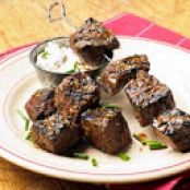 Grilled Sirloin Kabobs with Top City Sauce