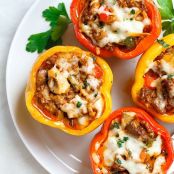 Cheese Steak Stuffed Peppers – Keto Low-Carb