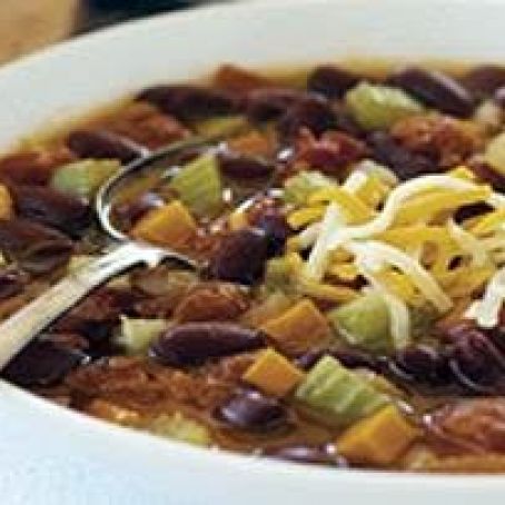 Cheesy Chili Soup