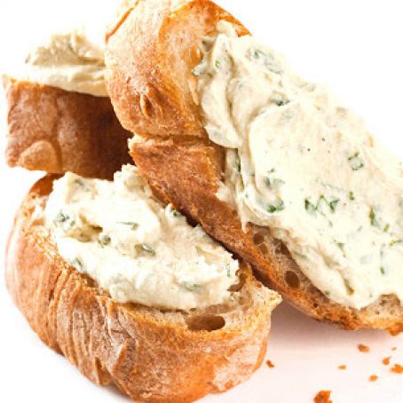 Mustard-Mascarpone Bruschetta Spread