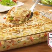 Creamy Turkey & Vegetable Lasagna