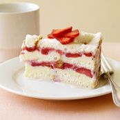 FROZEN STRAWBERRY LAYER CAKE