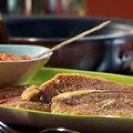 Roman-esco (Italian Romesco) with Red Snapper