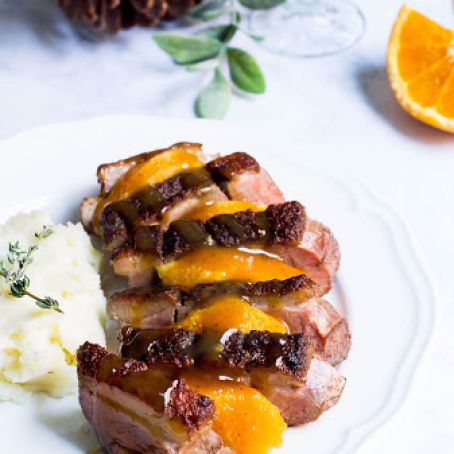 Duck with Orange Sauce (Magret de Canard à l'Orange) - Mon Petit Four