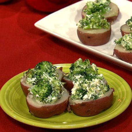 New Potatoes with Broccoli and Goat Cheese