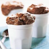 Cinnamon-Chocolate Bread Pudding Souffles