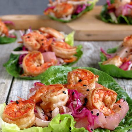 Shrimp Lettuce Wraps