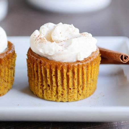 Pie: Amazing Crustless Pumpkin Pie Cupcakes
