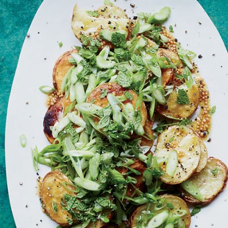 Grilled Potato Salad with Mustard Seeds