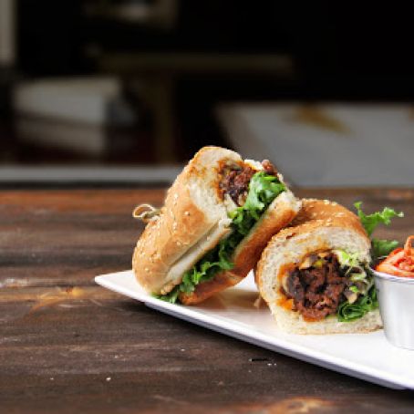 Korean Cheesesteak Sandwich