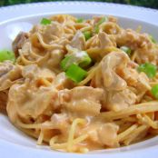 Buffalo Chicken Spaghetti