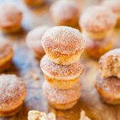 Cinnamon Sugar Mini Donut Muffins