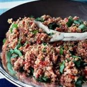 Bulgur Salad with Lightly Roasted Vegetables